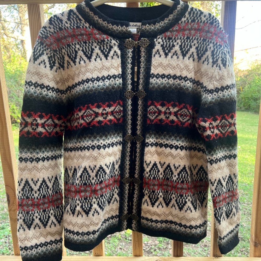 Wool cardigan